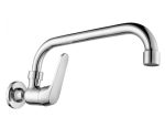 Grifo de fregadera un agua monomando pared caño horizontal giratorio ONE