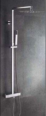 Columna de ducha termostática telescópica Quadra Élite - Imagen 2