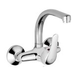 Monomando fregadero pared caño fundido