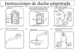 Instruciones de montaje ducha de empotrada OSLO IMEX.