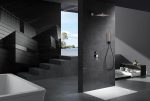 Conjunto de ducha empotrada Negro Oro Rosa Suecia Imex - Imagen 2