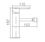 Grifo monomando bidé Roma Imex - Imagen 2