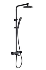 Columna Baño-Ducha Negro Mate Fiyi Imex