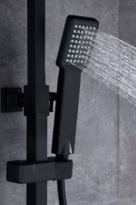 Columna Baño-Ducha Negro Mate Fiyi Imex - Imagen 5