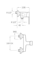 Grifo monomando  ducha OMNIA Källa - Imagen 3