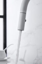 Grifo de fregadero extraíble Blanco Mate Samoa Imex - Imagen 5