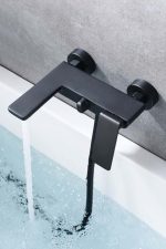 Grifo monomando bañera-ducha Fiyi Negro Mate Imex - Imagen 2