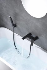 Grifo monomando bañera-ducha Fiyi Negro Mate Imex