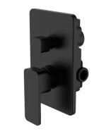 Conjunto de ducha a pared negro mate SKARA - Imagen 2