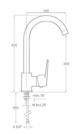 Grifo monomando de fregadero ICON - Imagen 2