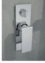 Conjunto ducha empotrada cromada Borneo Imex - Imagen 3