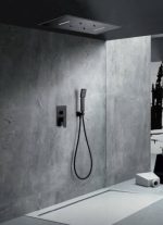 Conjunto de ducha empotrado negro mate Sumatra Imex - Imagen 2