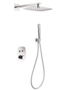 Conjunto de ducha termostática cromado Hidra Imex