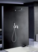 Conjunto ducha empotrada cromada Noruega Imex - Imagen 2