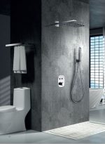 Conjunto de ducha termostática cromado Hidra Imex - Imagen 2
