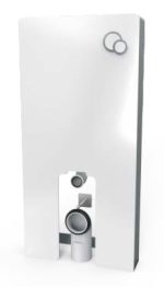 Cisterna de cristal blanco inodoro a suelo - Imagen 2