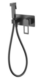 Grifo de bidé empotrado negro mate SUECIA Imex