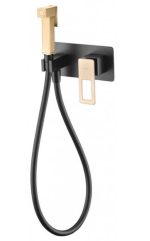 Grifo de bidé empotrado negro oro SUECIA Imex