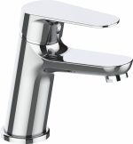 VALAZ Grifo de lavabo curvo monomando cromado serie Pisuerga