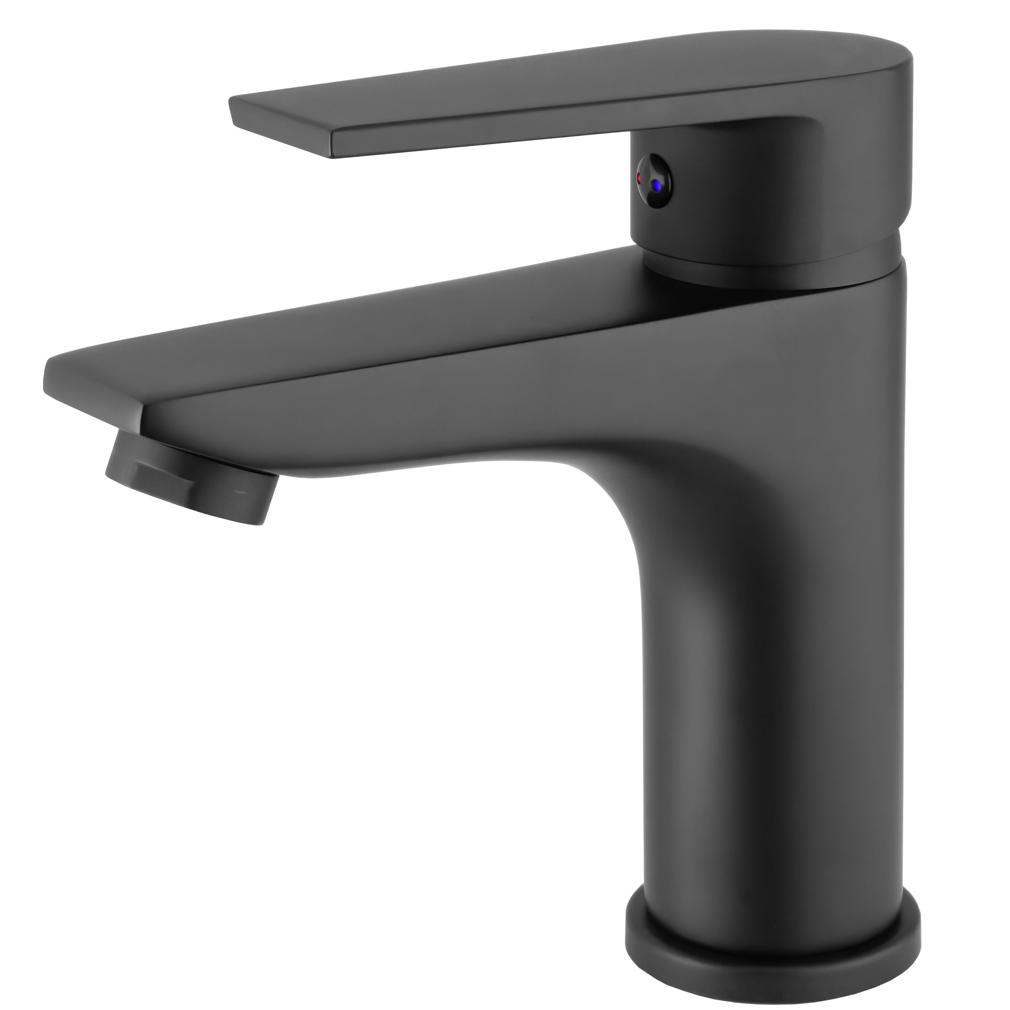 2-1-1.jpg VALAZ Grifo de lavabo monomando negro mate - Serie Magro - Imagen 1