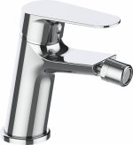 VALAZ Grifo de bidé curvo monomando cromado serie Pisuerga