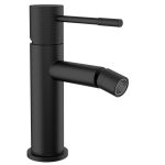 VALAZ Grifo de bidé monomando caño recto acabado maneta luxury negro mate - Serie Casares