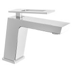 VALAZ Grifo lavado monomando cuadrado cromado con maneta hueca serie Cabrera