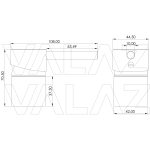 VALAZ Ducha empotrada monomando 1 vía redonda dorado envejecido a pared - Serie Guadiana - Imagen 3