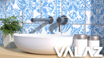 VALAZ Grifo de lavabo empotrado redondo caño recto cromado Serie Guadalquivir - Imagen 8
