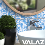 VALAZ Grifo de lavabo monomando cuadrado cromado con maneta hueca serie Guadalete - Imagen 3