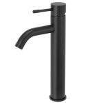 VALAZ Grifo de lavabo alto monomando acabado maneta luxury negro mate - Serie Oda