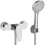 VALAZ Grifo de ducha monomando cromado serie Pisuerga