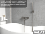 VALAZ Grifo de ducha monomando acero cepillado - Serie Palancia - Imagen 3
