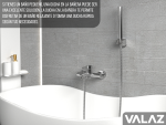 VALAZ Grifo de bañera / ducha monomando cromado serie Palancia - Imagen 3