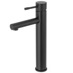 VALAZ Grifo de lavabo alto monomando acabado maneta luxury negro mate para pica - Serie Birim