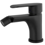 VALAZ Grifo de bidé monomando redondo negro mate - Serie Turia