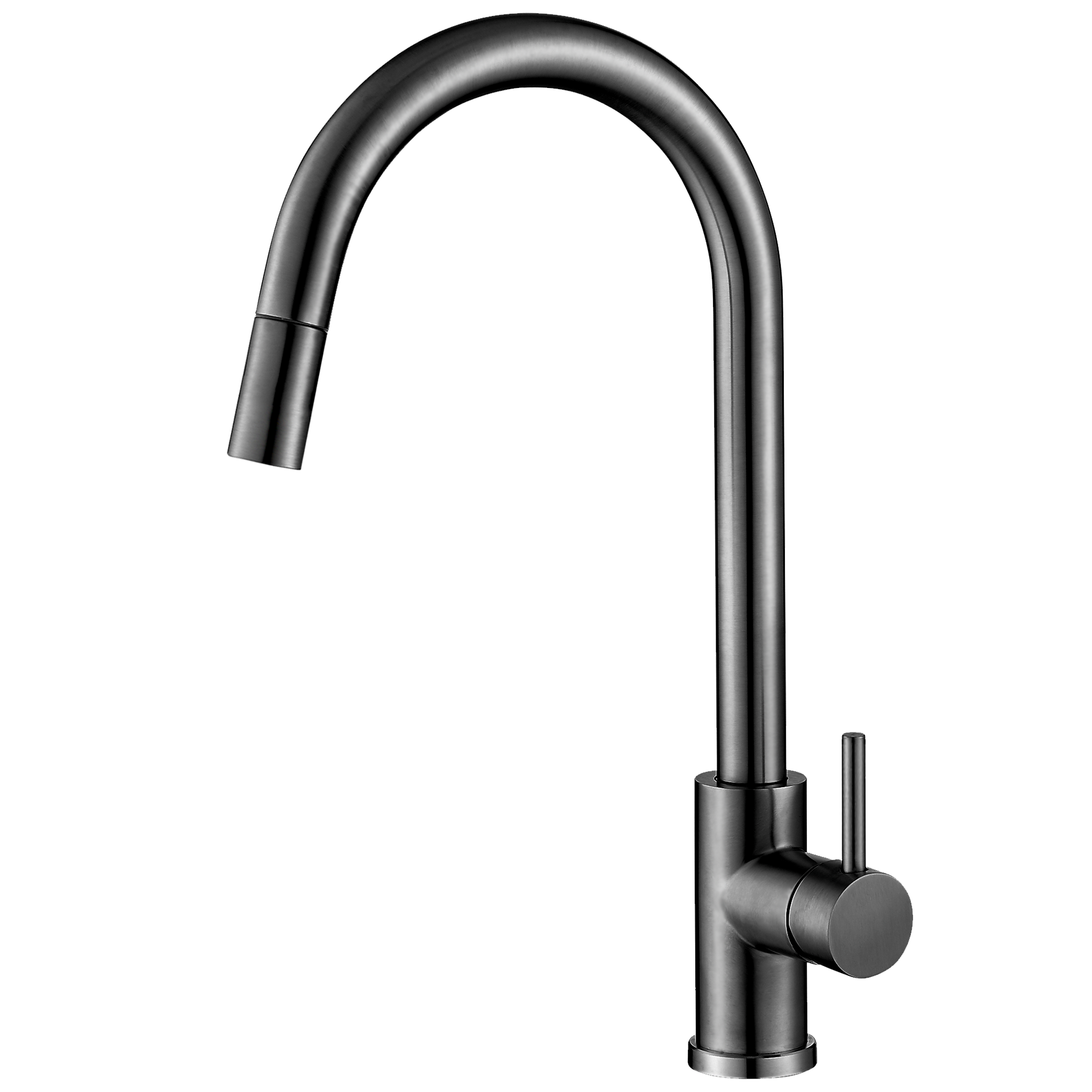 curvo-ex.png VALAZ Grifo de cocina gun metal monomando extraíble - Serie Parana - Imagen 1