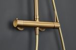 Conjunto ducha monomando Monza oro cepillado Imex - Imagen 3