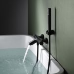 Grifo de baño/ducha termostático  Line negro mate Imex - Imagen 2