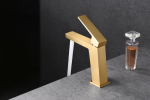 Monomando lavabo Art oro cepillado Imex - Imagen 2