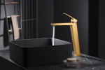 Monomando lavabo alto Art oro cepillado Imex - Imagen 2
