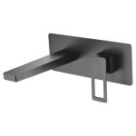 Monomando lavabo empotrado Suecia negro mate Imex