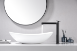 Monomando lavabo alto Olimpo negro mate Imex - Imagen 2