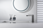 Monomando lavabo Pisa black gun metal Imex - Imagen 2