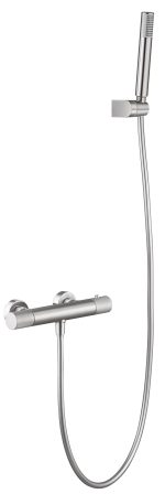 Grifo de ducha termostático  Line níquel cepillado Imex