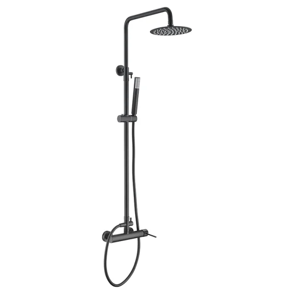 Columna de ducha Imex Milos Negro Mate