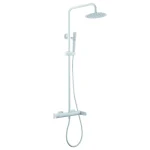 Columna de ducha monomando Dinamarca Imex Blanco