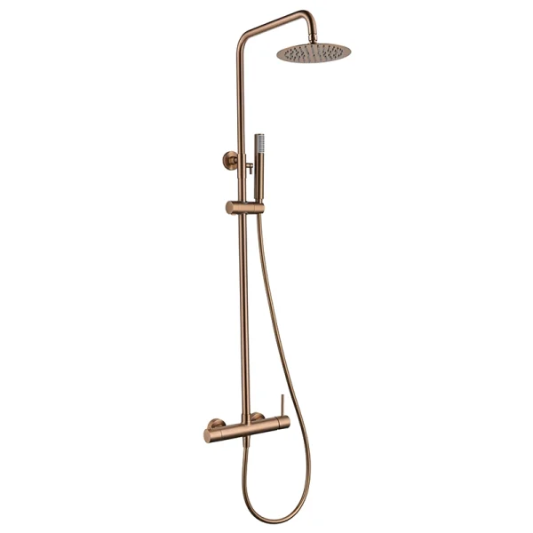 Columna de ducha Monza Oro Rosa