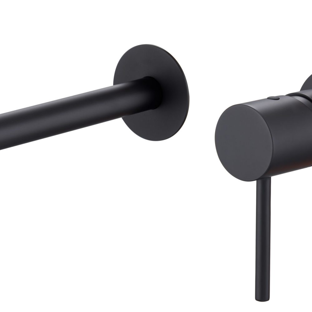Monomando lavabo empotrado Monza negro mate Imex