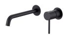Monomando lavabo empotrado Monza negro mate Imex